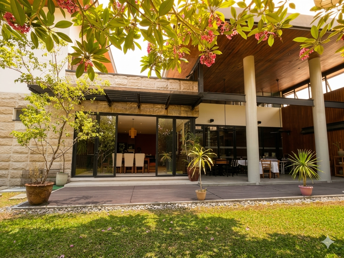 The Alabang Hills Stone, Wood & Steel Pavilion