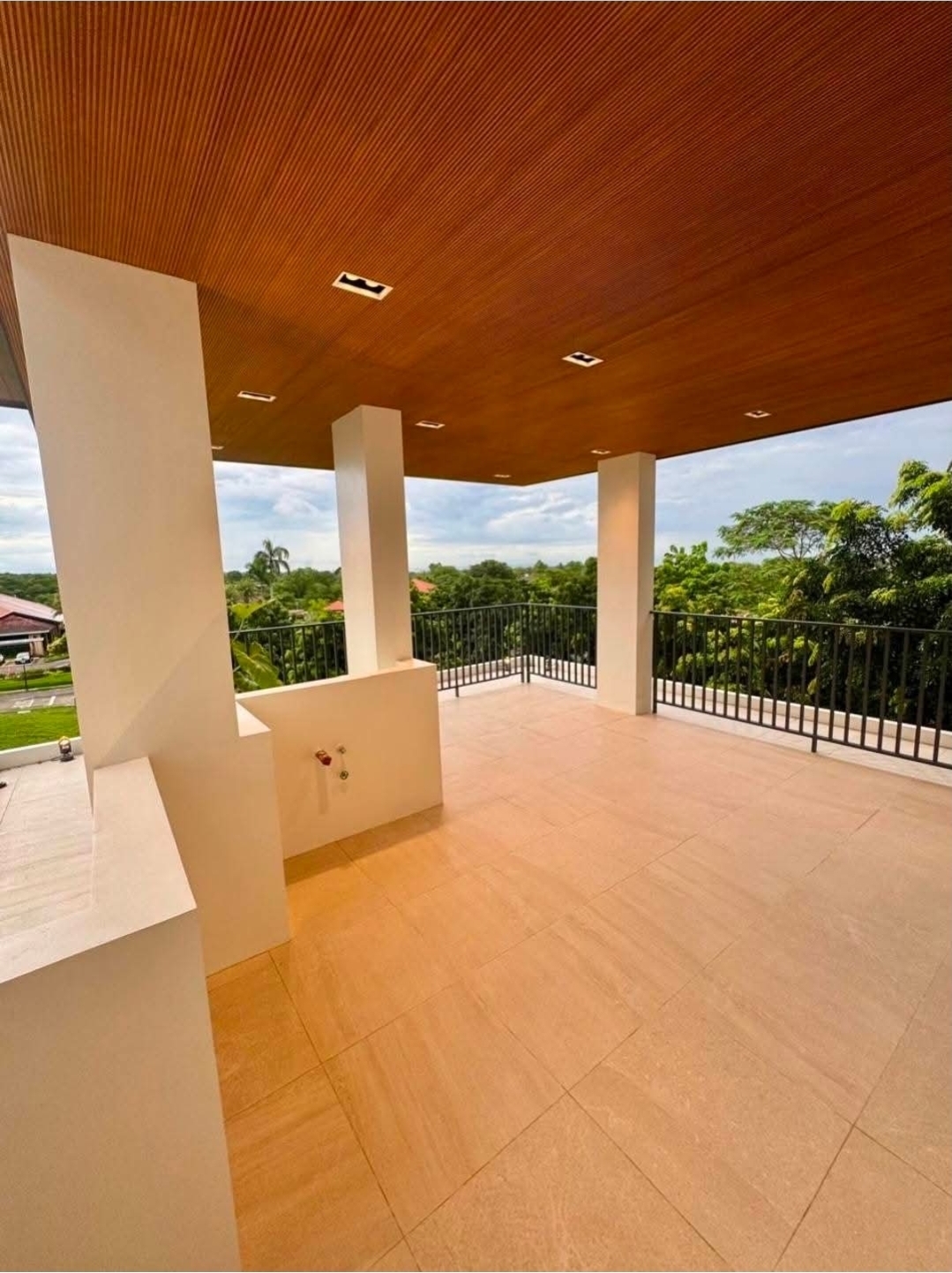 Private roof deck with panoramic Laguna Lake and Sports Center views